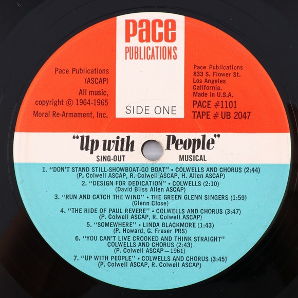 Pace Magazine Presents Up With People! The Sing-Out Musical 1965 LP Record #1101 - Picture 9 of 16